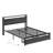 Bed Frame With Storage Headboard, Charcoal-462998366-462998364