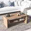 Terna Center Coffee Table, Modern Tea Table with Storage Shelf, 100 x 50 x 44 cm Cocktail Table-1540489692