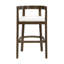 Tabouret de comptoir en bois d'hévéa Gurseese-875389640-875389641