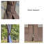 Auvent de terrasse 12 po x 12 po