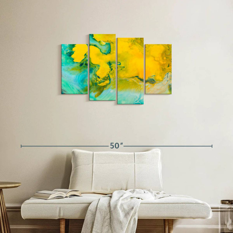 Avery Abstract Rustic, 22" H x 36" W