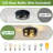 12.6 In. 3-Light Farmhouse Black Flush Mount Ceiling Light Fixture With Turnable Light Cap (1-Pack)-865008265-865008267