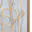 «Gilded Lines», art mural encadré sur toile