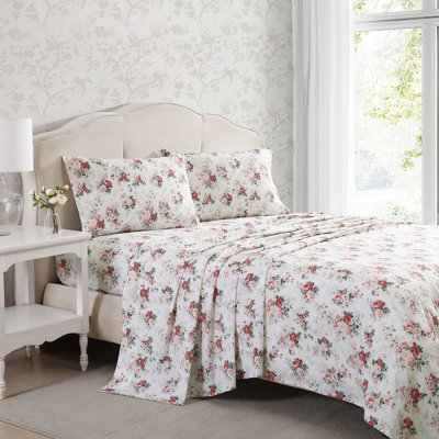 Ensemble de draps 100% coton Laura Ashley