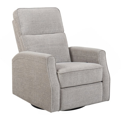 Fauteuil inclinable et pivotant brun clair