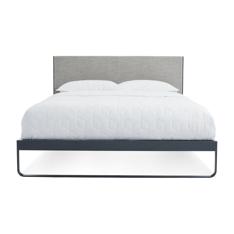 Me Time Upholstered Bed, Full, Tait Charcoal/Slate