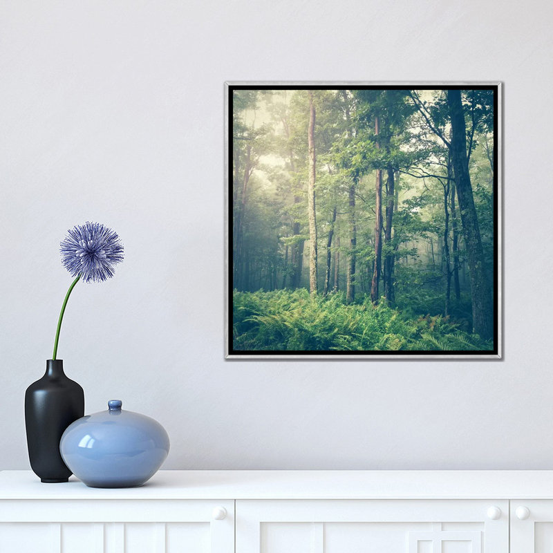 « inner paix » par olivia joy stclaire-impression à photographie, Toile avec cadre argenté, H 18 po x l 18 po x 1,5 po