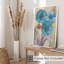 Fleurs bleues II, reproduction d'art classique sans cadre