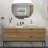 15.69"X15.69" White Ceramic Square Vessel Bathroom Sink