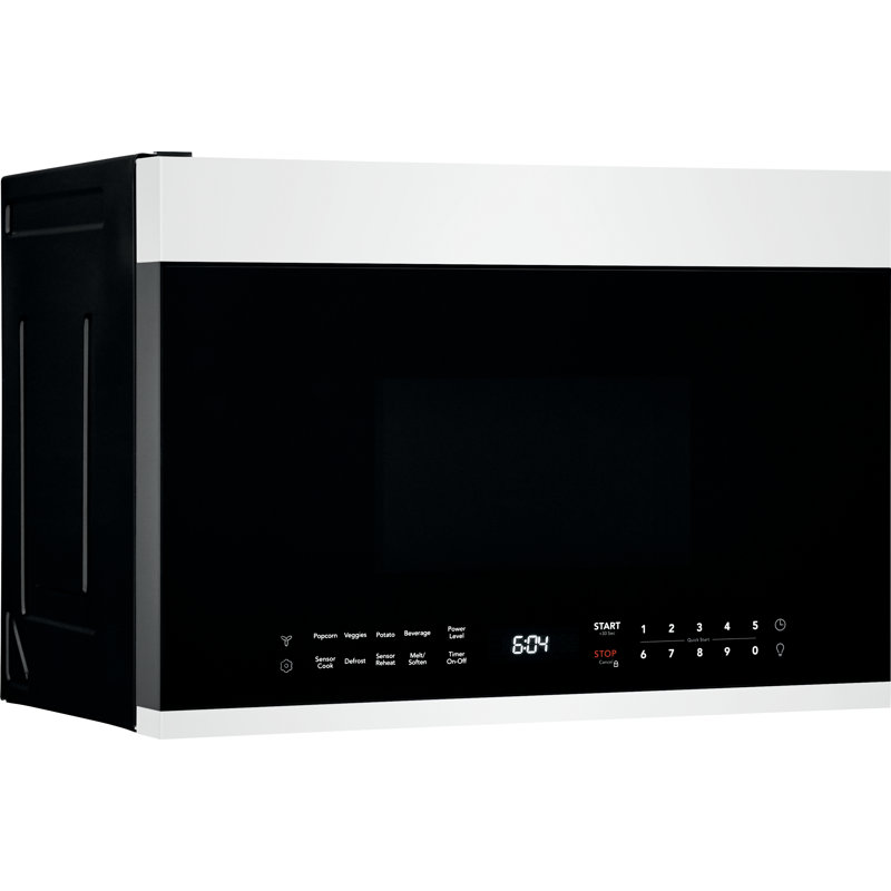 Four à micro-ondes à hotte intégrée de 1,4 pi³ avec capteur Frigidaire Series, Blanc