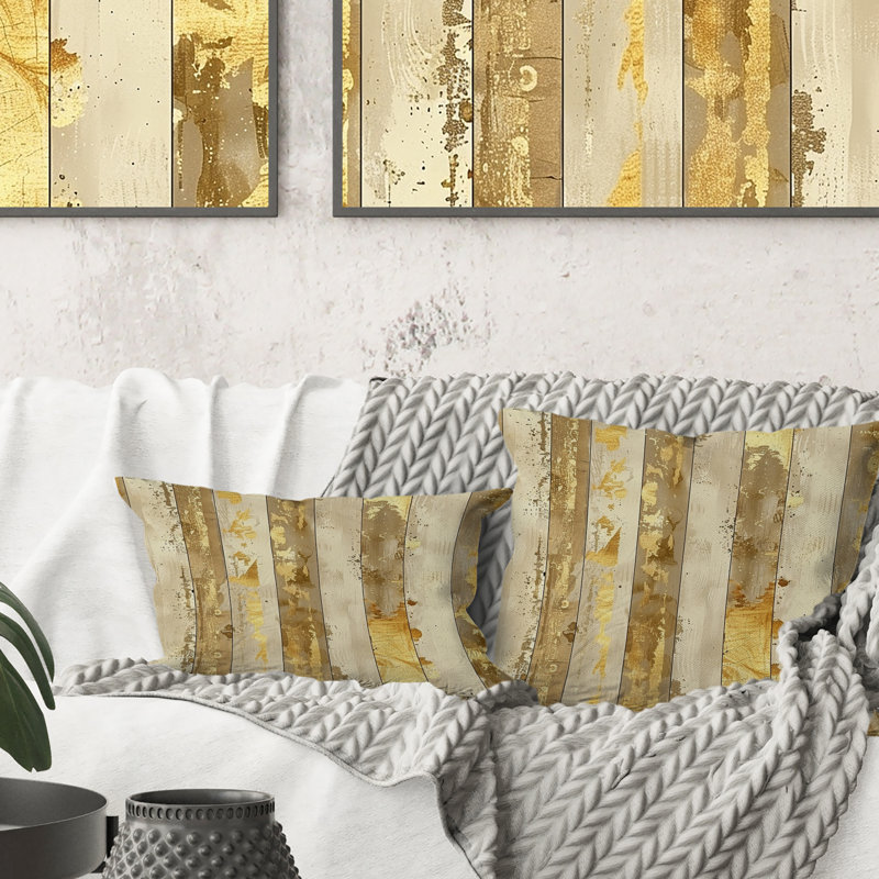 Coussin lombaire Glam Sparkling Stripes I - Glam