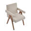 Fauteuil de salle à manger rembourré-1975923243