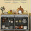 Buffet avec tiroirs de rangement, buffet avec tablettes réglables-423773222