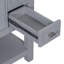 Meuble-lavabo moderne avec lavabo supérieur, 2 portes à fermeture douce et 6 tiroirs-307582064