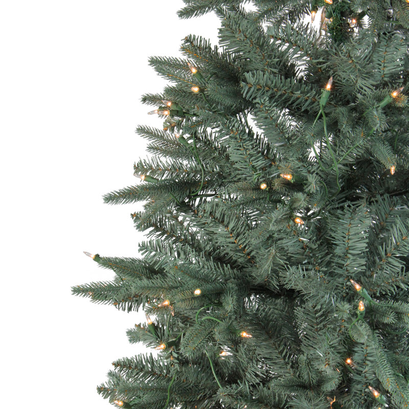 Washington Frasier Slim 9' Green Fir Artificial Christmas Tree with 900 Clear Lights