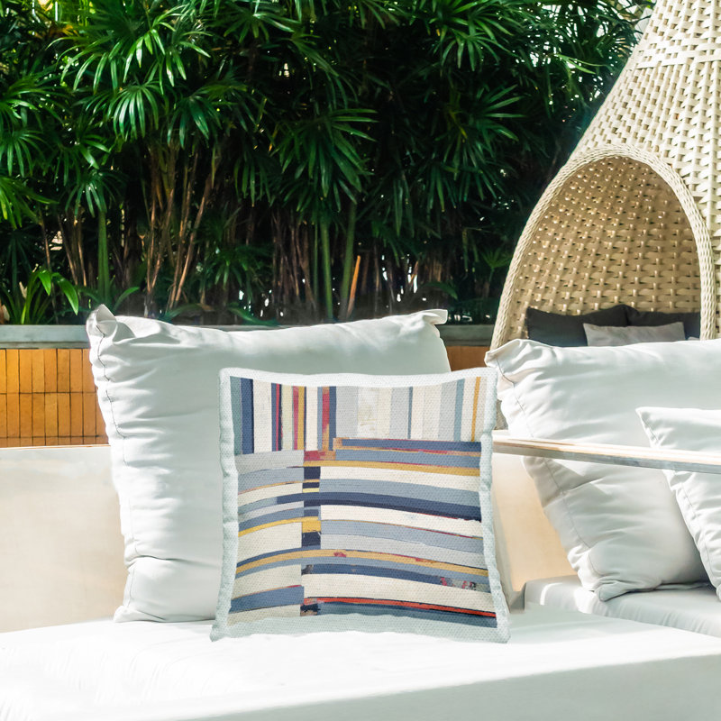 Geometric Outdoor Throw Pillow