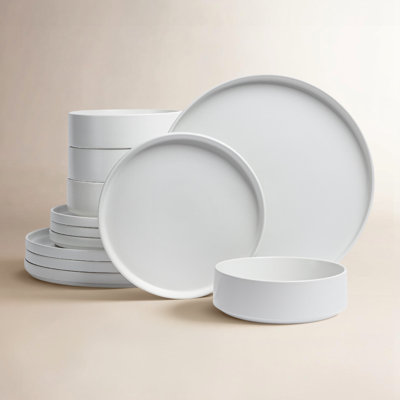 Stackable Stoneware Dinnerware Set