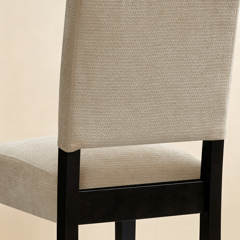 Chaise de salle à manger rembourrée Modern, 6, Tan