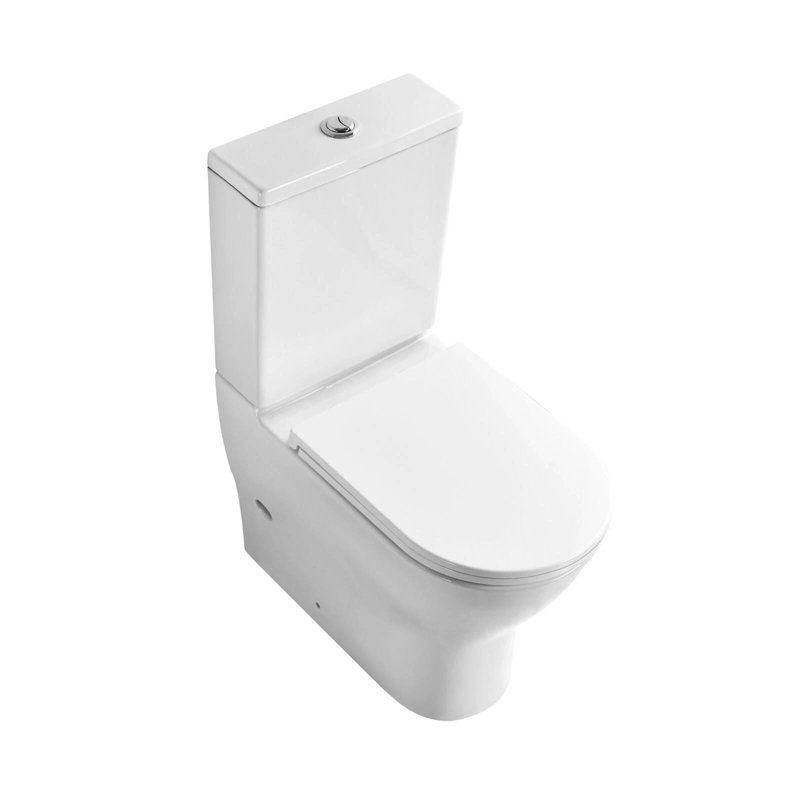 Belfry Bathroom 6L LPF Elongated Close Coupled Toilets (Seat Included)