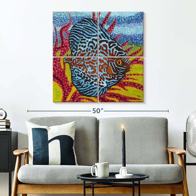 Brampt Brilliant Tropical Fish II, 32'' H x 32'' W