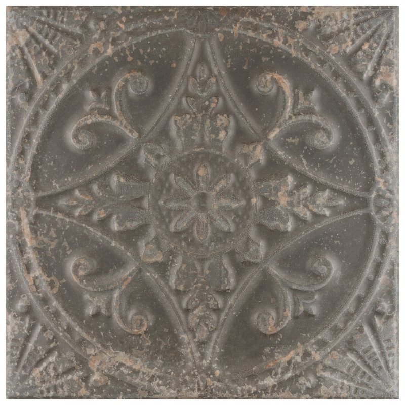 Saja 13" x 13" Ceramic Patterned Wall & Floor Tile