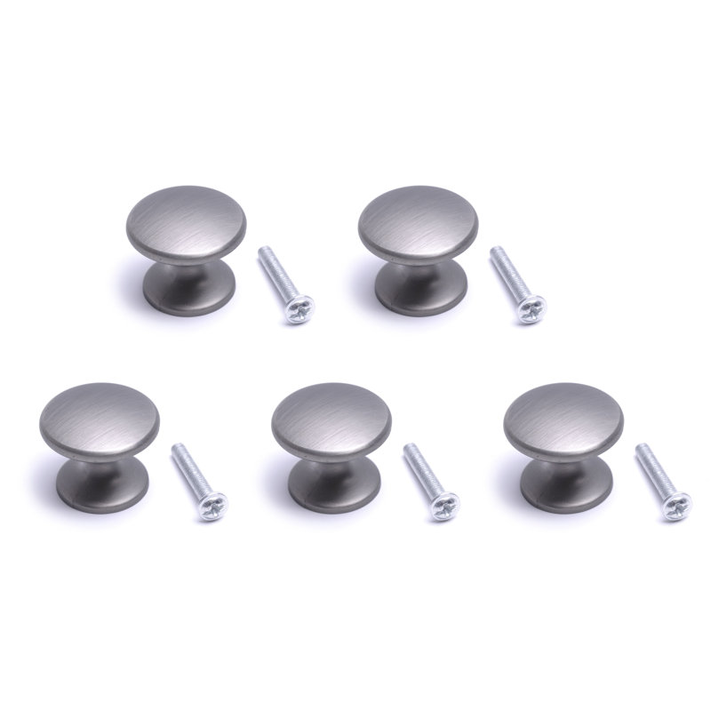 Anayra 50mm Diameter Round Knob, Pewter