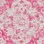 Tapis intérieur / extérieur rose / crème Arneshia-893983178