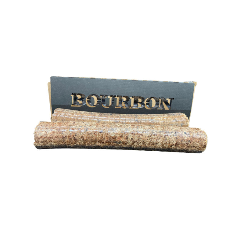 Foyer double Bourbon Barrel Log