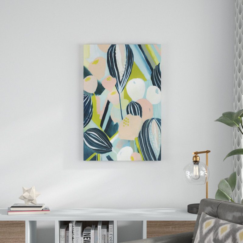«Glow Garden II», peinture sur toile, H 36 po x l 24 po