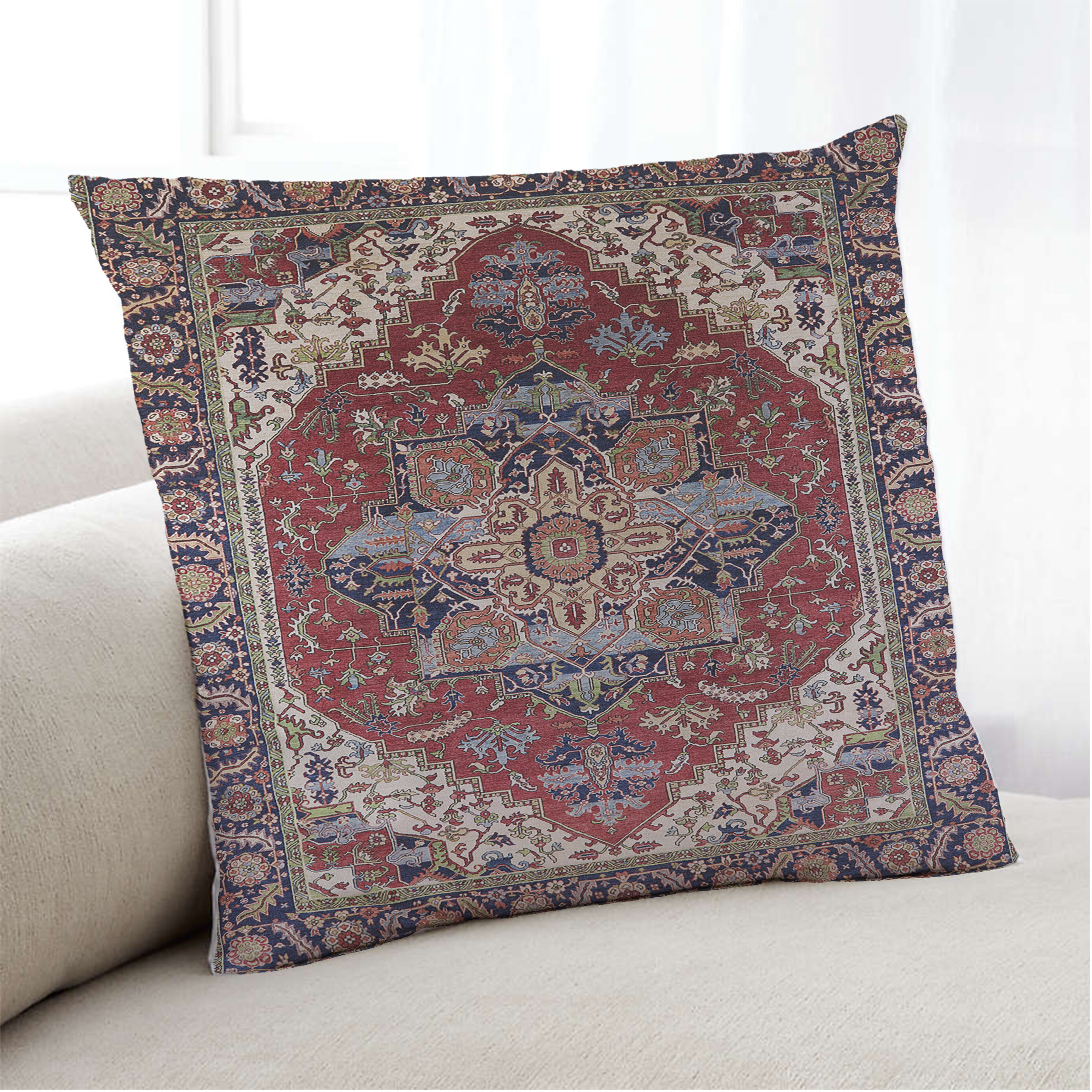 Rug Tycoon Damask Indoor Outdoor Throw Pillow Wayfair