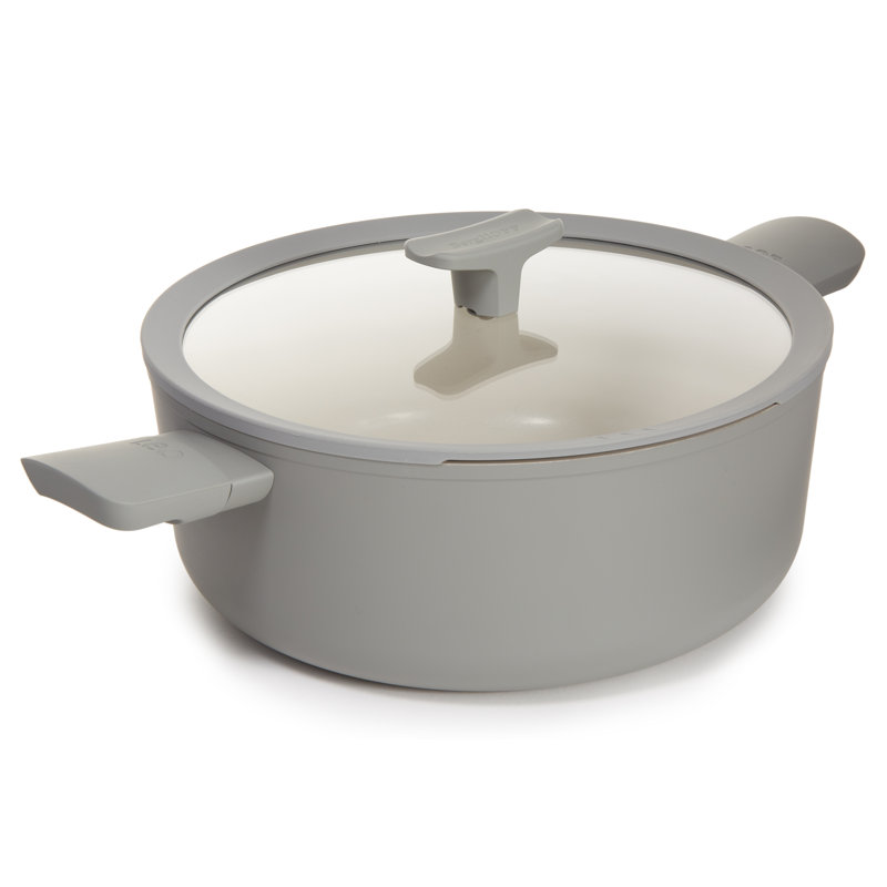 Marmite en céramique antiadhésive BergHOFF Balance, Gris, 6,5 pte