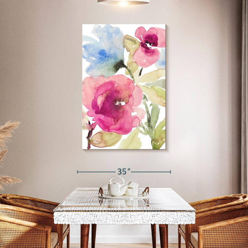 Avery Peaceful Florals I, H 48 po x l 32 po