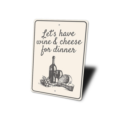 Enseigne vin et fromage