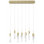 Aspen Collection 7 Light Bubbled Crystal Multi Port Pendant