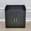 Pupitre de pupitre multimédia 41 po x 30,3 po x 48 po avec armoire, tiroir latéral, plateau à clavier noir pré-commandé seulement 119704 - Podium assemblé