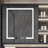 Modern light luxury gray bathroom cabinet