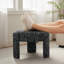 Repose-pieds rembourré en polyester 20,5 po Modern Modern Design -465424914