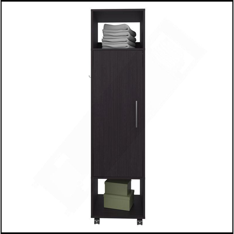 Garde-robe Boston, chambre à coucher, noir, Noir