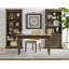 Arka Executive Bookcase with Doors, Fully Assembled, Brown
