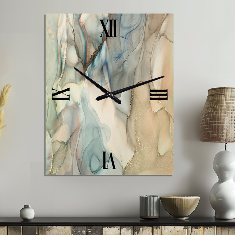 Horloge murale abstraite Gray Tender, Petit