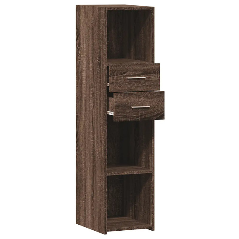 Pristina 30cm Sideboard, Brown oak
