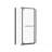 34" W x 32" D x 72" H Semi-Frameless Neo-angle Pivot Shower Enclosure( No Shower Base)-124987939
