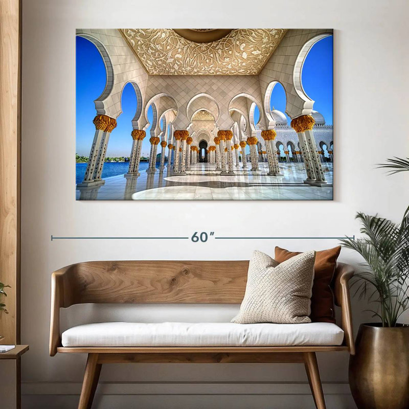 Ravi Elegant Sheikh Zayed Mosque, 34" H x 51" W