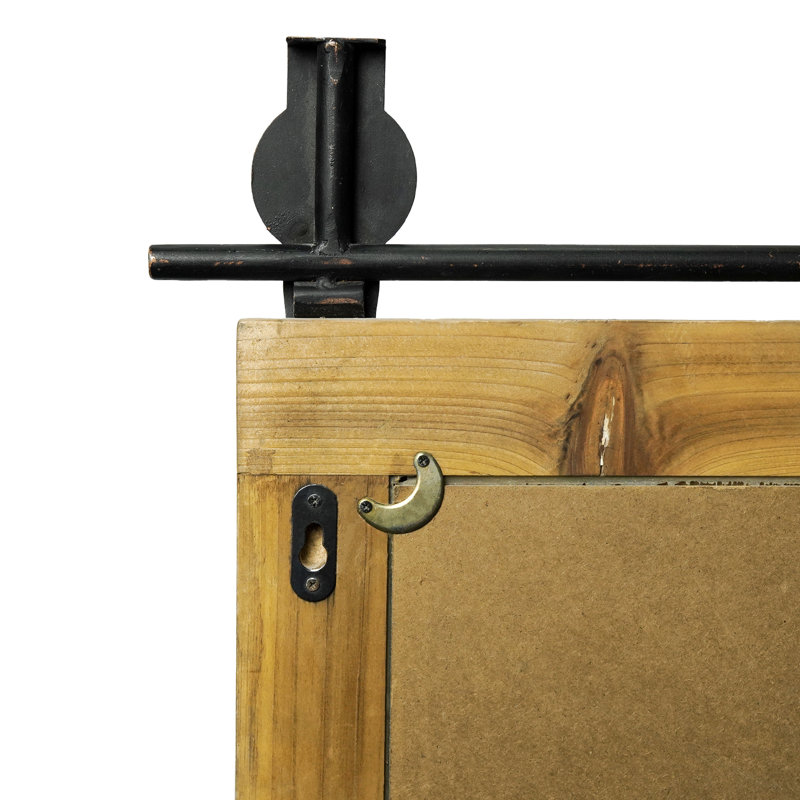 Van Nest Flat Mirror with Shelves