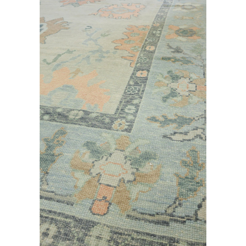 Oushak Rugs One-of-a-Kind Rectangle 9'3" X 11'10" Area Rug