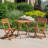 3-Piece Bistro Set, Square Table&Chairs-885945601