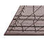 Tapis brun à motif géométrique Bayfield-815054291