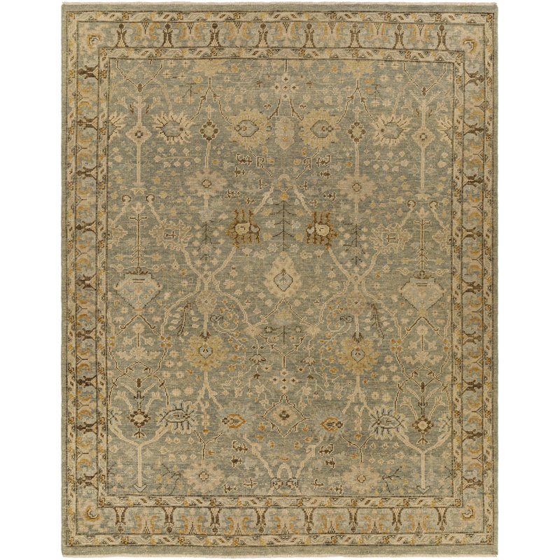 Reign Wool Oriental Area Rug, Rectangle 2' x 3'