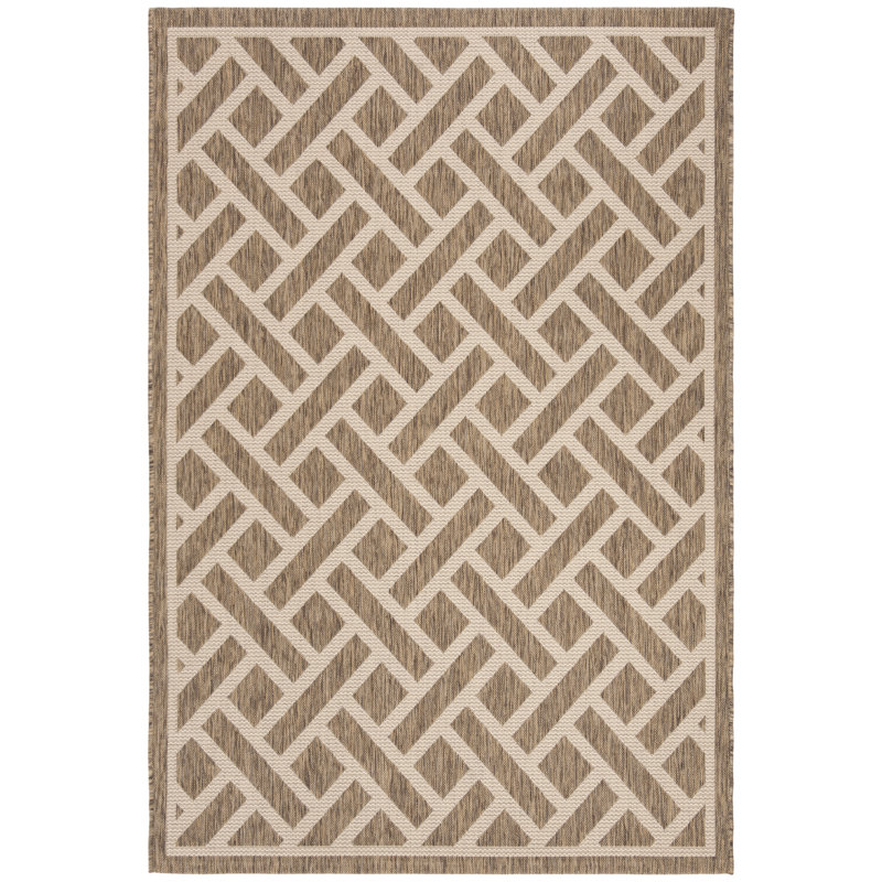 Sunaina Performance Geometric Indoor/Outdoor Area Rug, Rectangle 5'3" x 7'7"