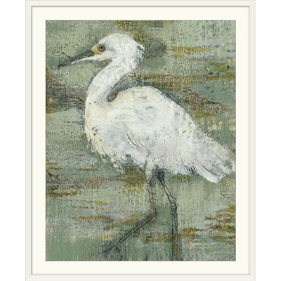 " Textured Heron I " by Jennifer Goldberger